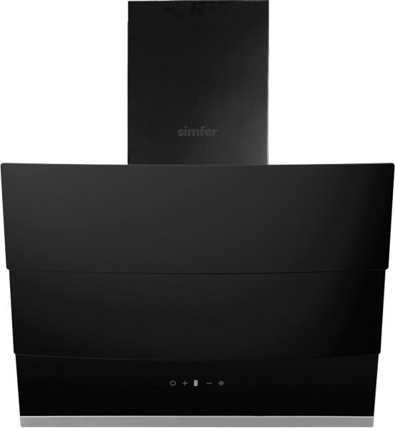 resm SİMFER 8678  SİYAH 3 CAM  KUMANDA DAVLUMBAZ