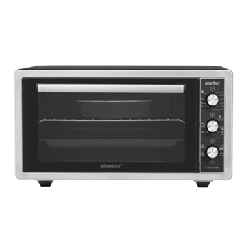 Simfer 4503 Inox Turbo Midi Fırın – Ön görünüm
