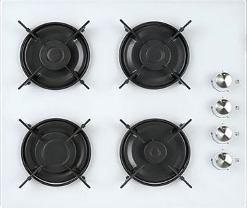 Resim ALVEUS GLS 640 WH BEYAZ CAM ANKASTRE OCAK 