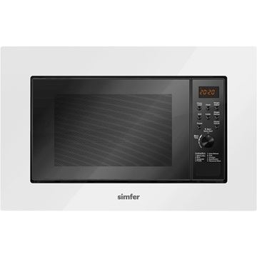 Resim SİMFER 2360  BEYAZ ANKASTRE  MİKRODALGA