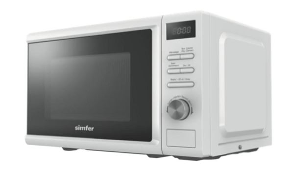 resm Simfer SK 4602W Beyaz 20 LT Dijital Mikrodalga Fırın – 8 Pişirme Programı