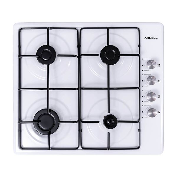 resm ARNELL AR 640  BEYAZ EMAYE ANKASTRE OCAK