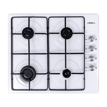 Resim ARNELL AR 640  BEYAZ EMAYE ANKASTRE OCAK