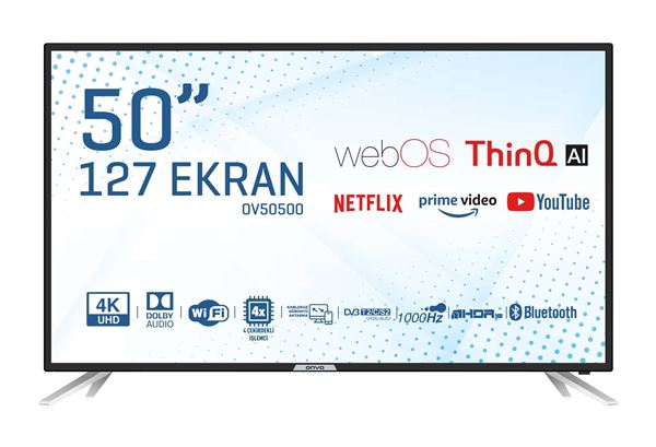 resm ONVO 50" 50500 127 EKRAN WEBOS LED TV 