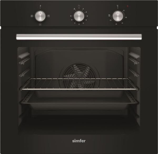 resm SİMFER 8201 POWER TURBO SİYAH ANK. FIRIN