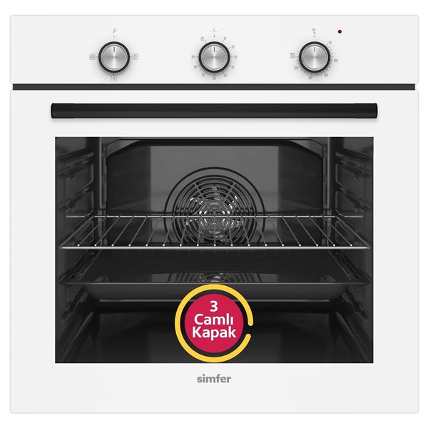 resm SİMFER 8202 POWER TURBO BEYAZ ANK. FIRIN