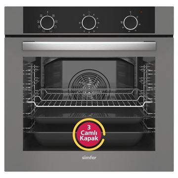 Simfer QS 8222 ankastre fırın – modern tasarım, güçlü performans ve güvenilir kullanım