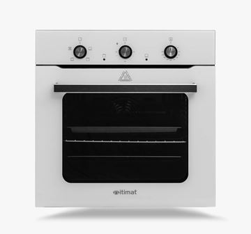 Resim İTİMAT 6020 BEYAZ CAM ANKASTRE FIRIN  