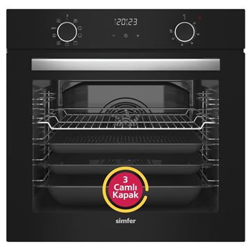 Resim SİMFER 8215 AIRFRY SİYAH DİJİTAL ANK. FIRIN