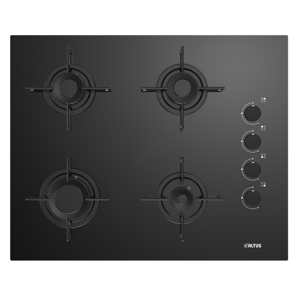Altus ALA 159 DB siyah cam ankastre ocak