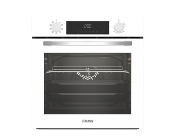 Resim ALTUS 332 W BUHARLI BEYAZ DİJ.ANKASTRE FIRIN