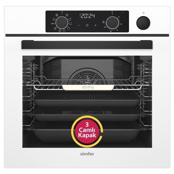 resm SİMFER 8245 BEYAZ- BUHARLI AİRFRY ANK. FIRIN