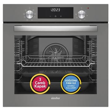 Resim SİMFER 8223 QS 9 FONK.DİJİTAL ANKASTRE FIRIN