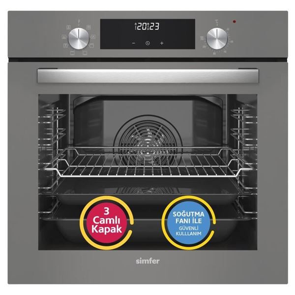 resm SİMFER 8223 QS 9 FONK.DİJİTAL ANKASTRE FIRIN