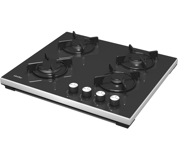 Simfer T3031 N Flat Set Üstü Cam Ocak – Ön Görünüm