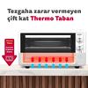 Simfer 4546 Klasik Beyaz Turbo Midi Fırın – Yanmayan tezgah