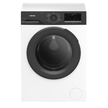 Altus AL CM 101254 çamaşır makinesi – 10 kg kapasite, 1200 rpm sıkma hızı, beyaz tasarım