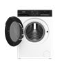Altus AL CM 121460 D çamaşır makinesi – 12 kg kapasite, kapak açık ön görünüm, enerji sınıfı A