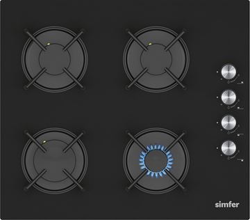 	Simfer 3046 ankastre ocak-üstten görünüş