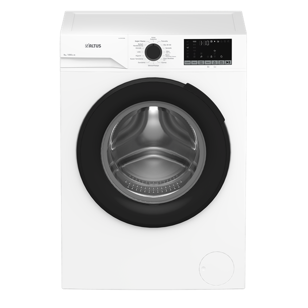 Altus AL CM 91050 beyaz çamaşır makinesi – 9 Kg 1000 rpm