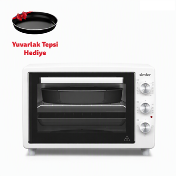Simfer 3483 Beyaz Midi Fırın
